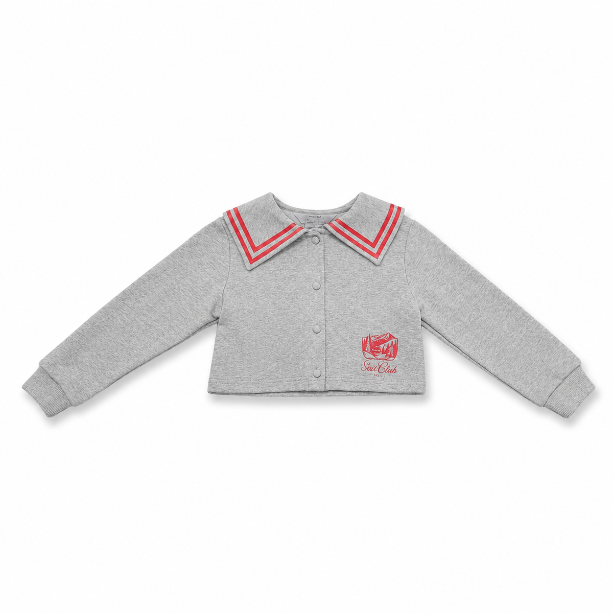 Heather Grey Ski Club Cardigan