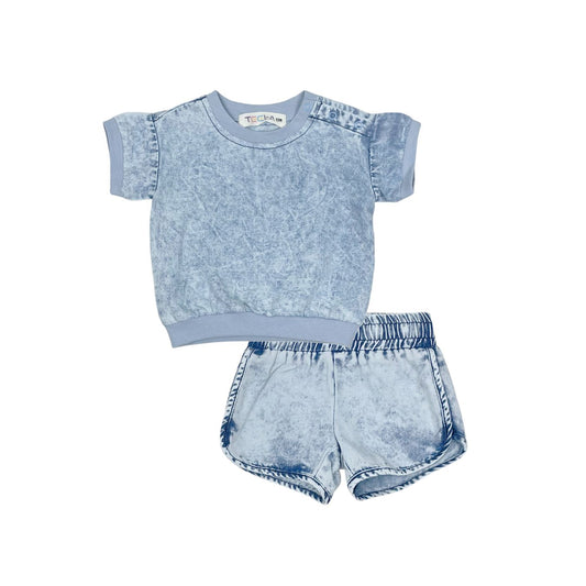 Stonewash Denim Structure Denim Baby Boy