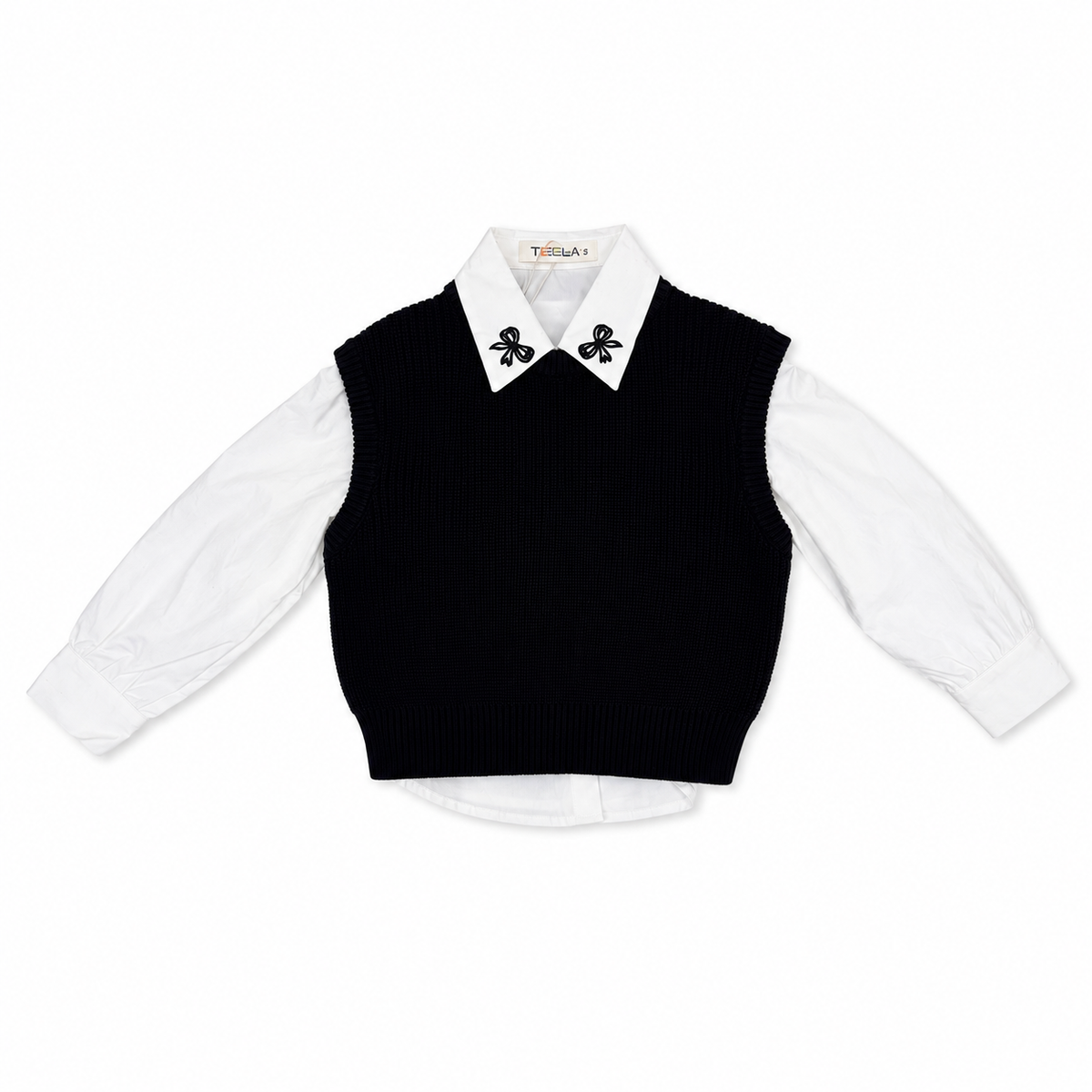 White Bow Blouse