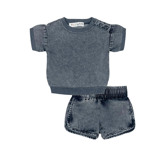 Black Structure Denim Baby Boy