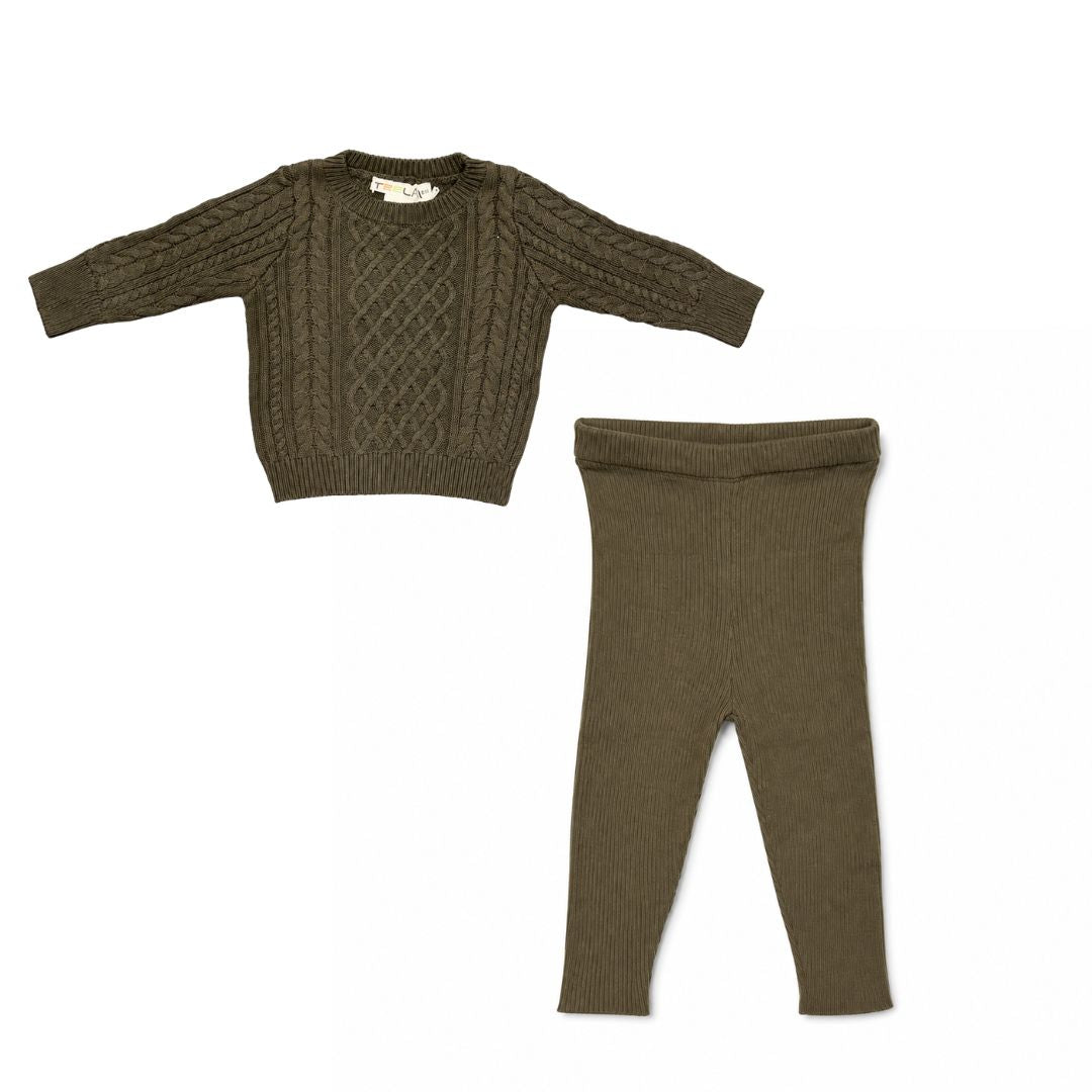 Olive Interlock Set