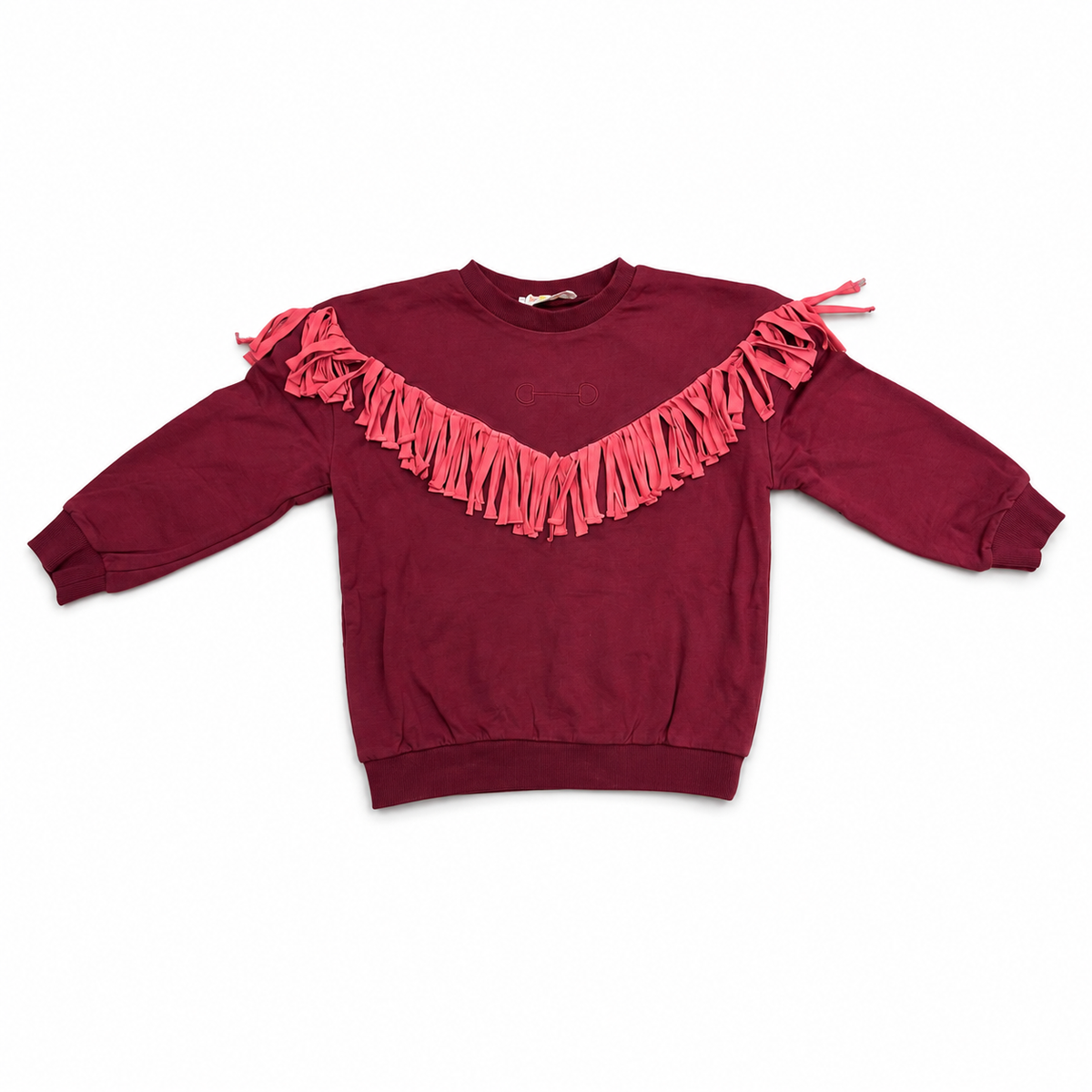 Plum Fringe Sweatshirt