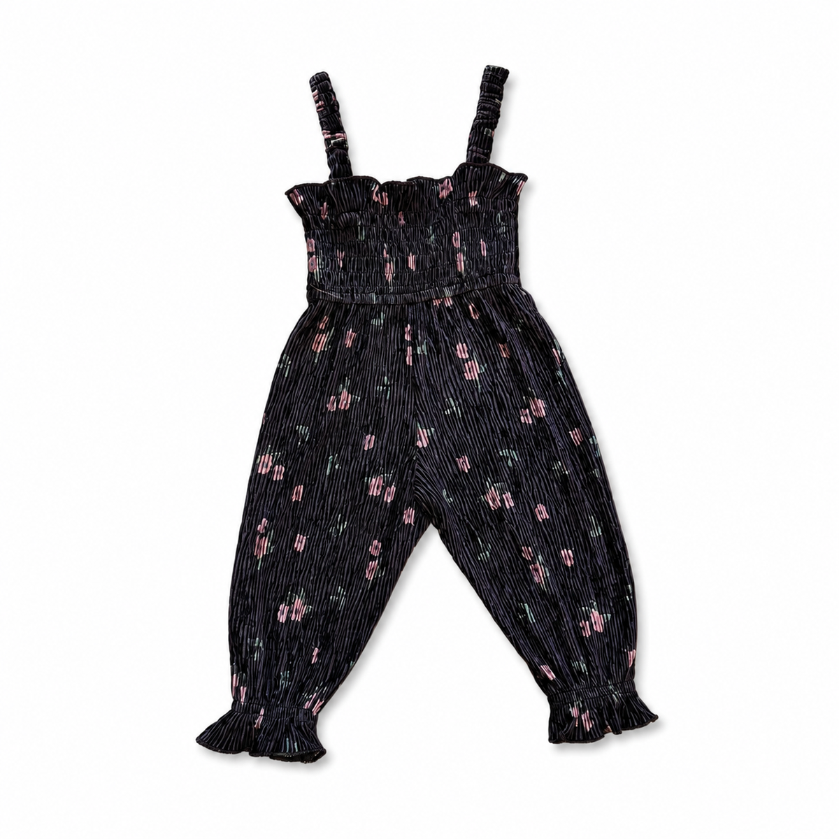 Crushed Floral Overall