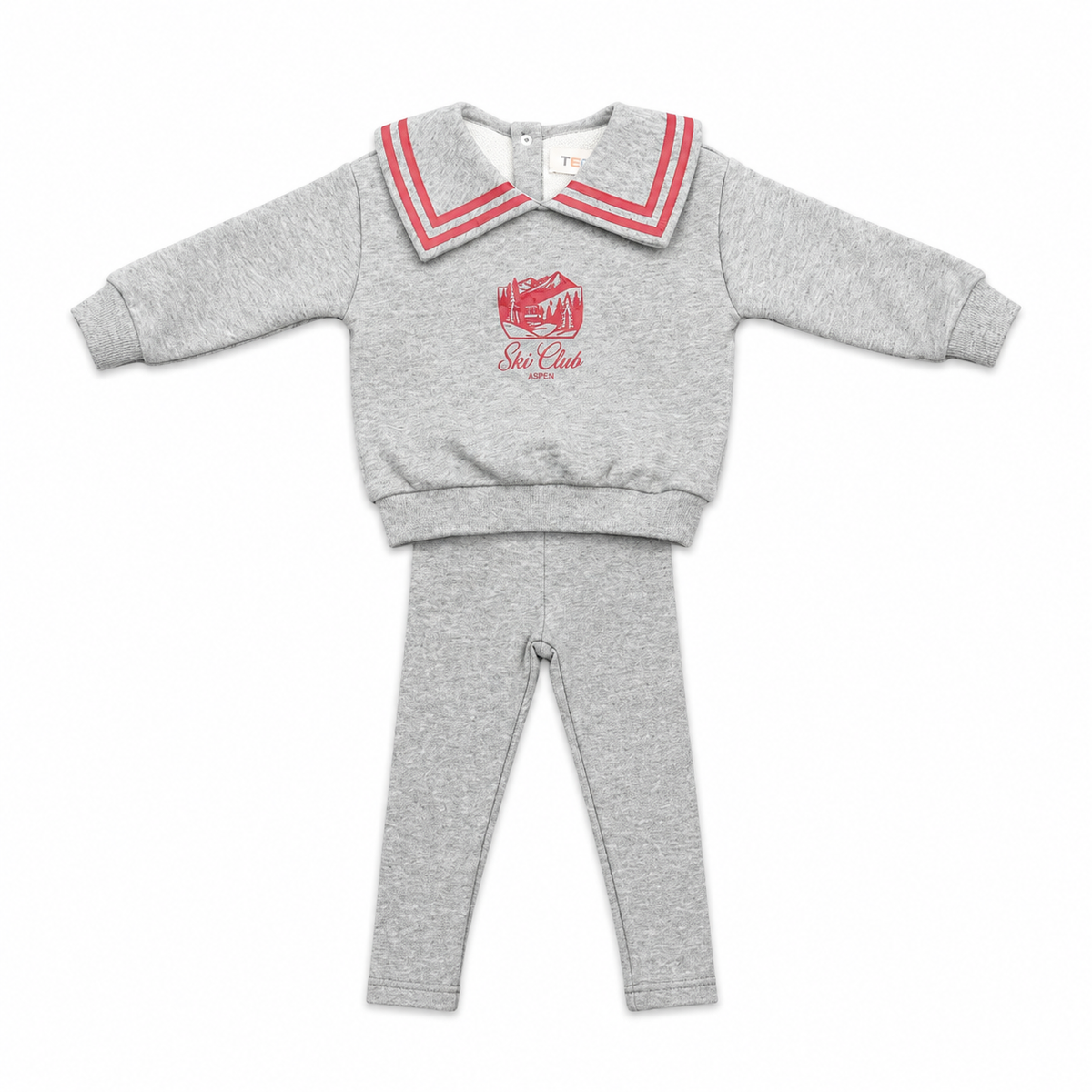 Heather Grey Ski Club Set