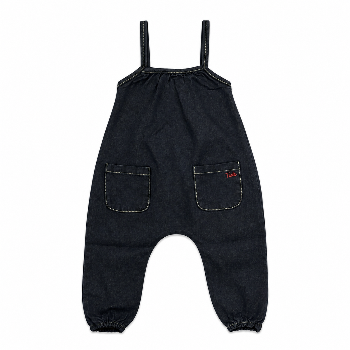 Black Denim Romper