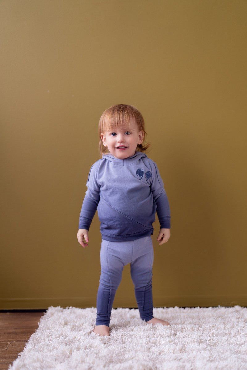 Blue Ombre Print baby set