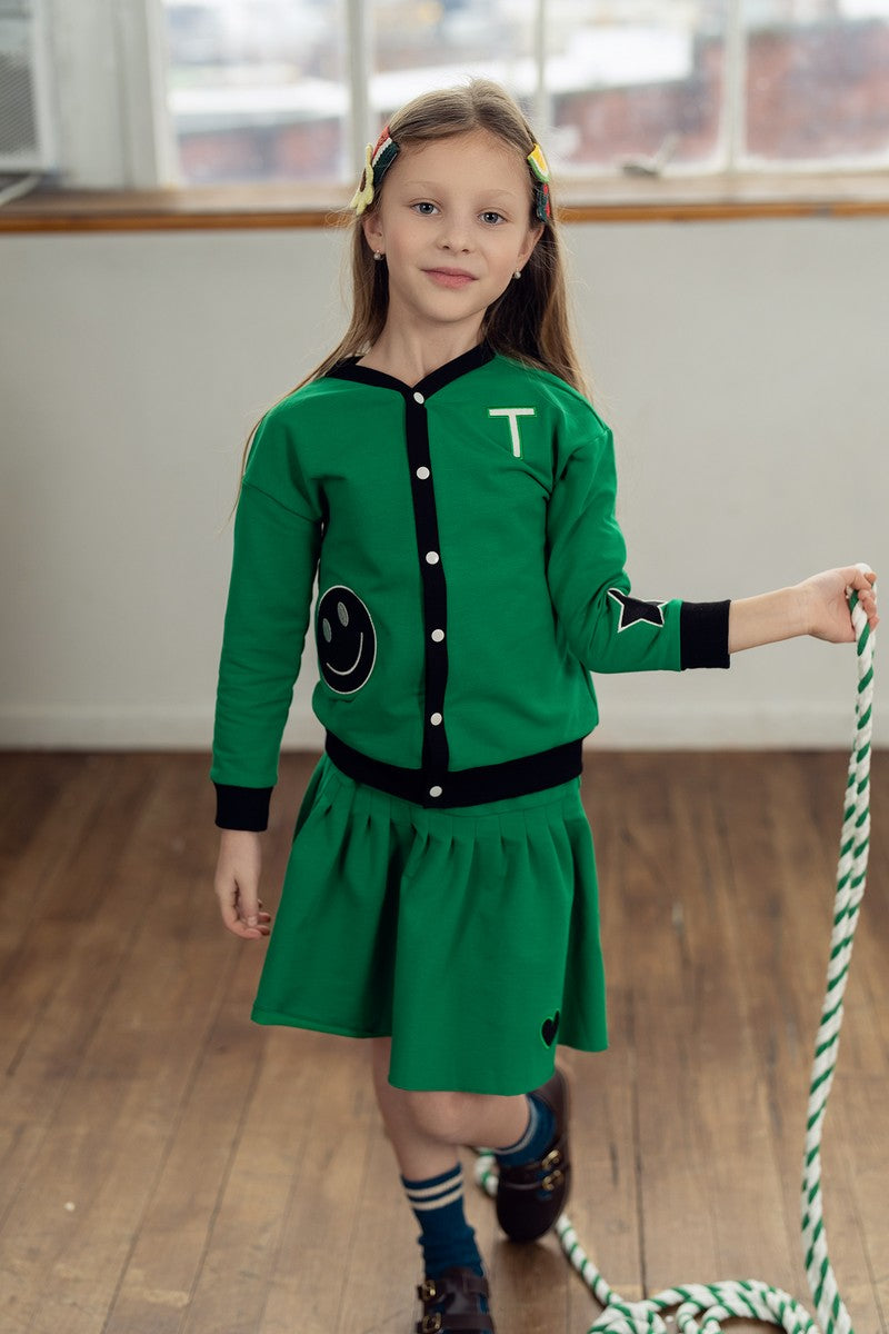 Kelly Patch Cardigan Top