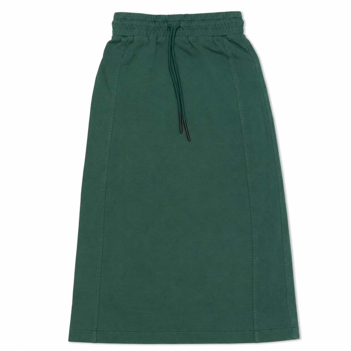 Green Fringe Midi Skirt