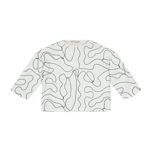 Black Embroidery Girls Top