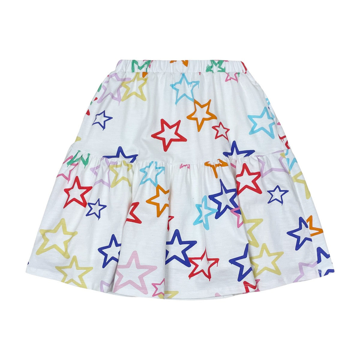 Print Graffiti Star Skirt