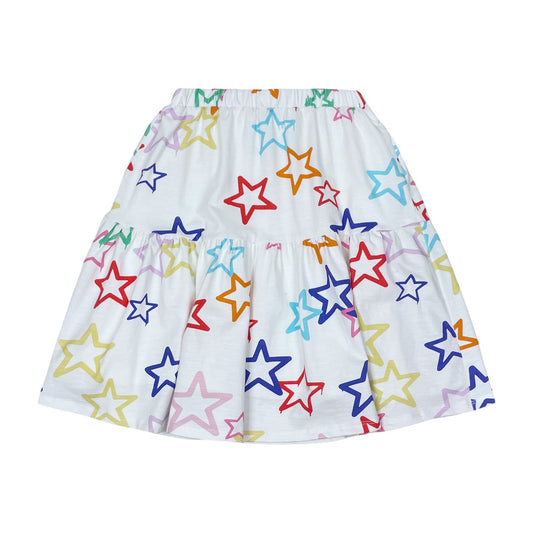 Print Graffiti Star Skirt