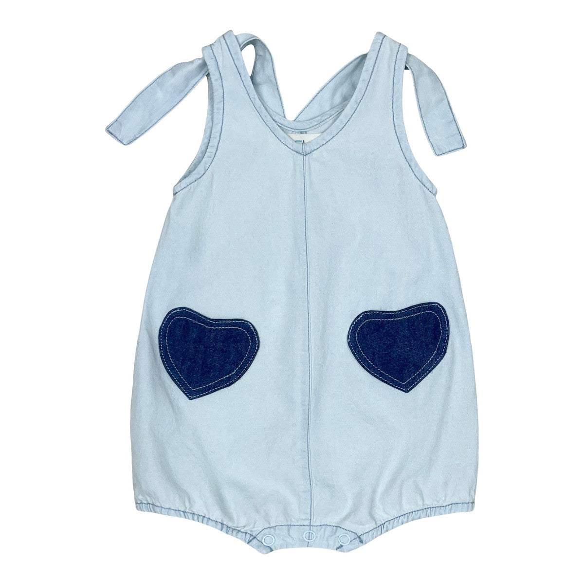 Light Denim Heart Denim Baby