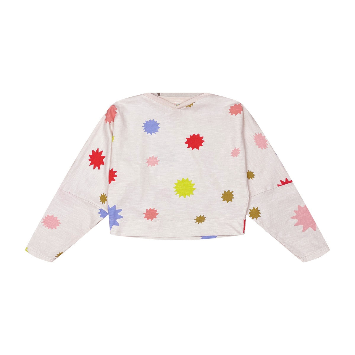Cream Starburst Girls Top