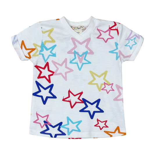 Print Graffiti Star Boys Top
