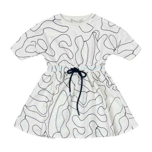 Black Embroidery Dress