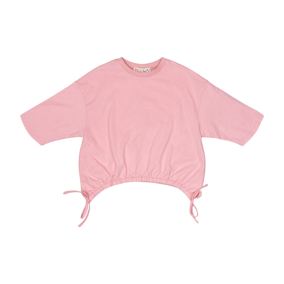 Pink Solid Girls Top