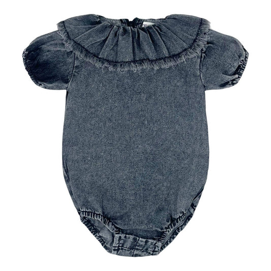 Black Structure Denim Baby Girl