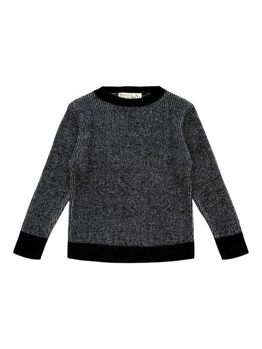 Black Marled Sweater