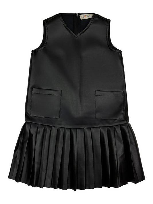 Black Leather Jumpee