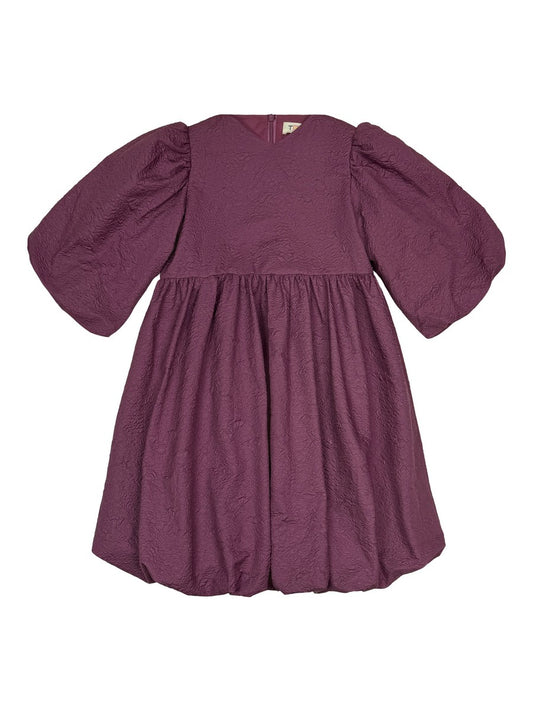 Plum Brocade Dress