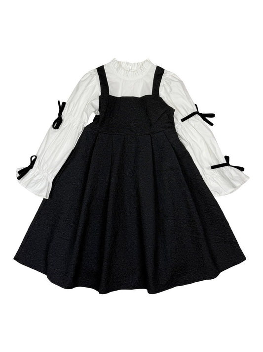 Black Brocade Jumper