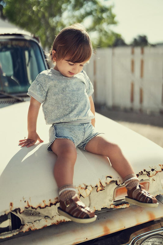 Stonewash Denim Structure Denim Baby Boy