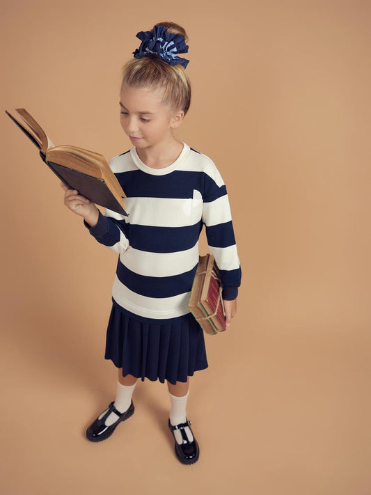 Navy Stripe Dress