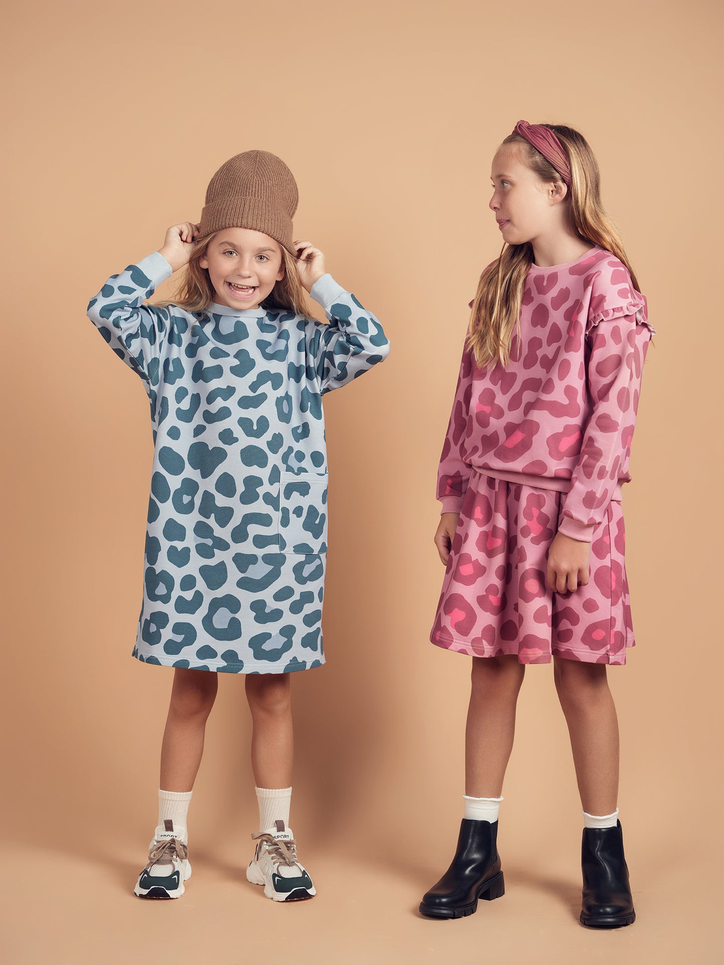 Pink Leopard Girls Top