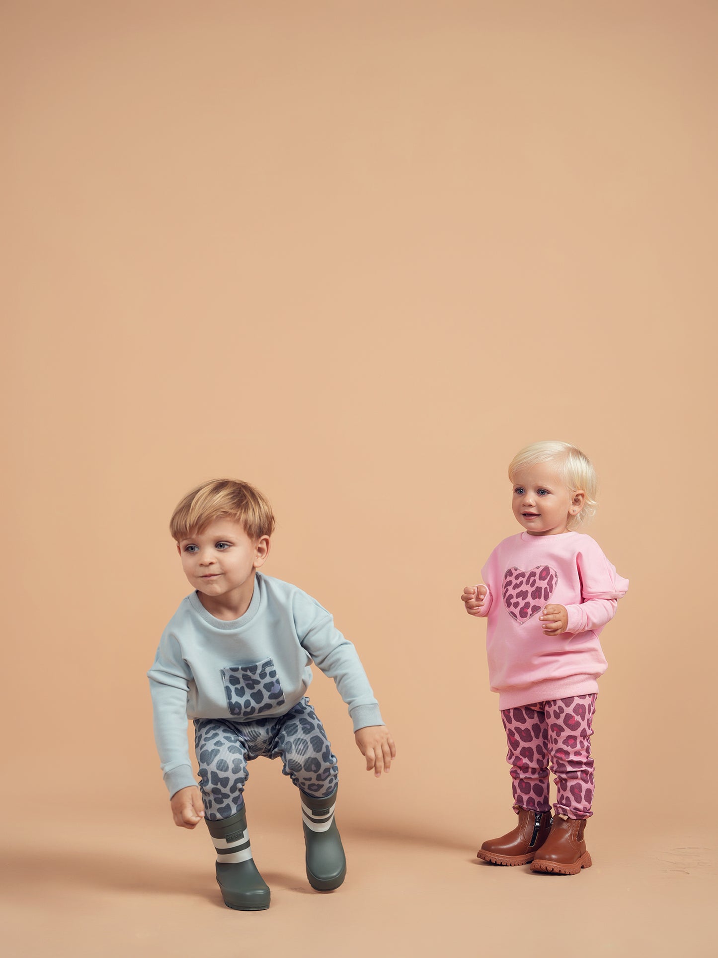 Pink Leopard Baby Girl Set