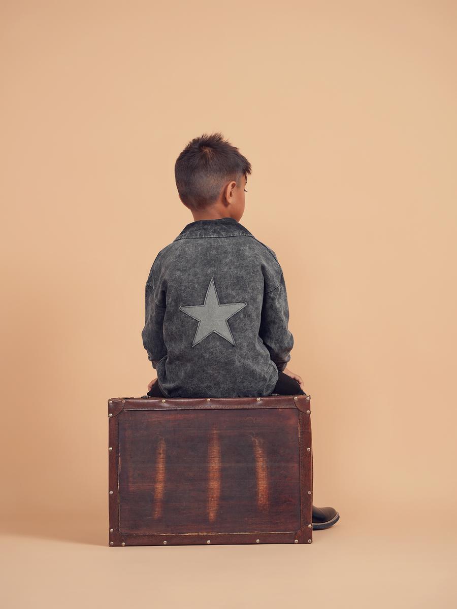 Black Mineral Boy Top