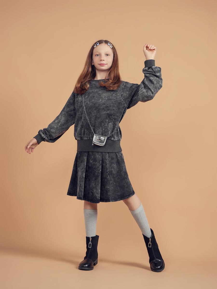 Black Mineral Skirt