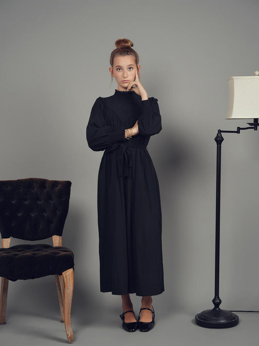 Black Maxi Lace Dress