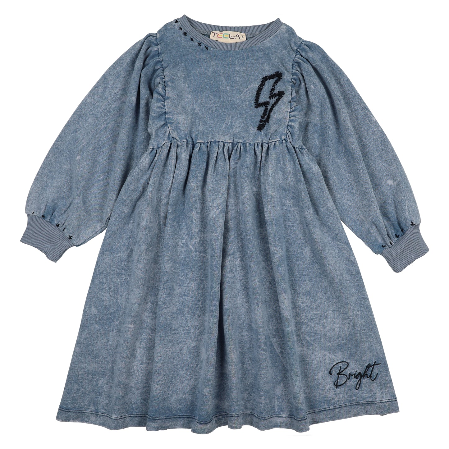 Blue Wash Stitch Dress