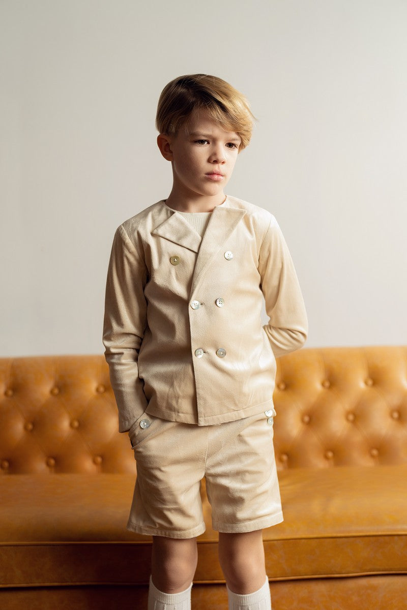 Cream Boy Suit