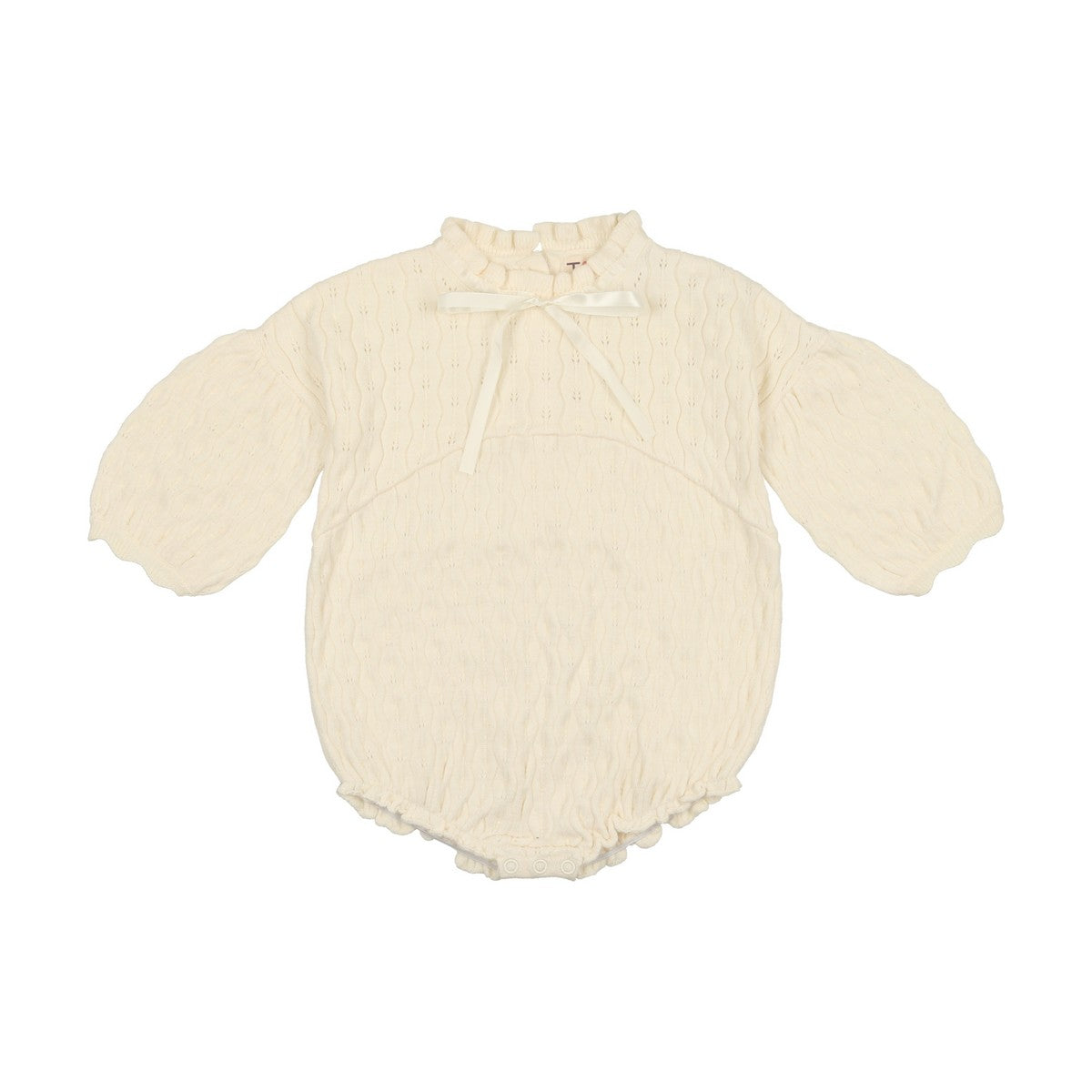 ecru Pointelle Romper
