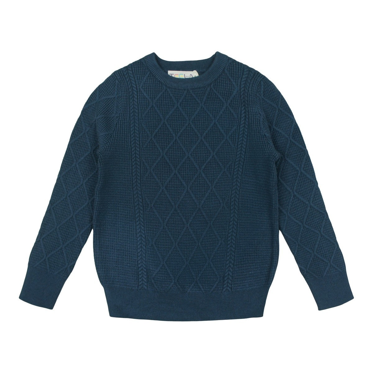 Navy Cable Sweater