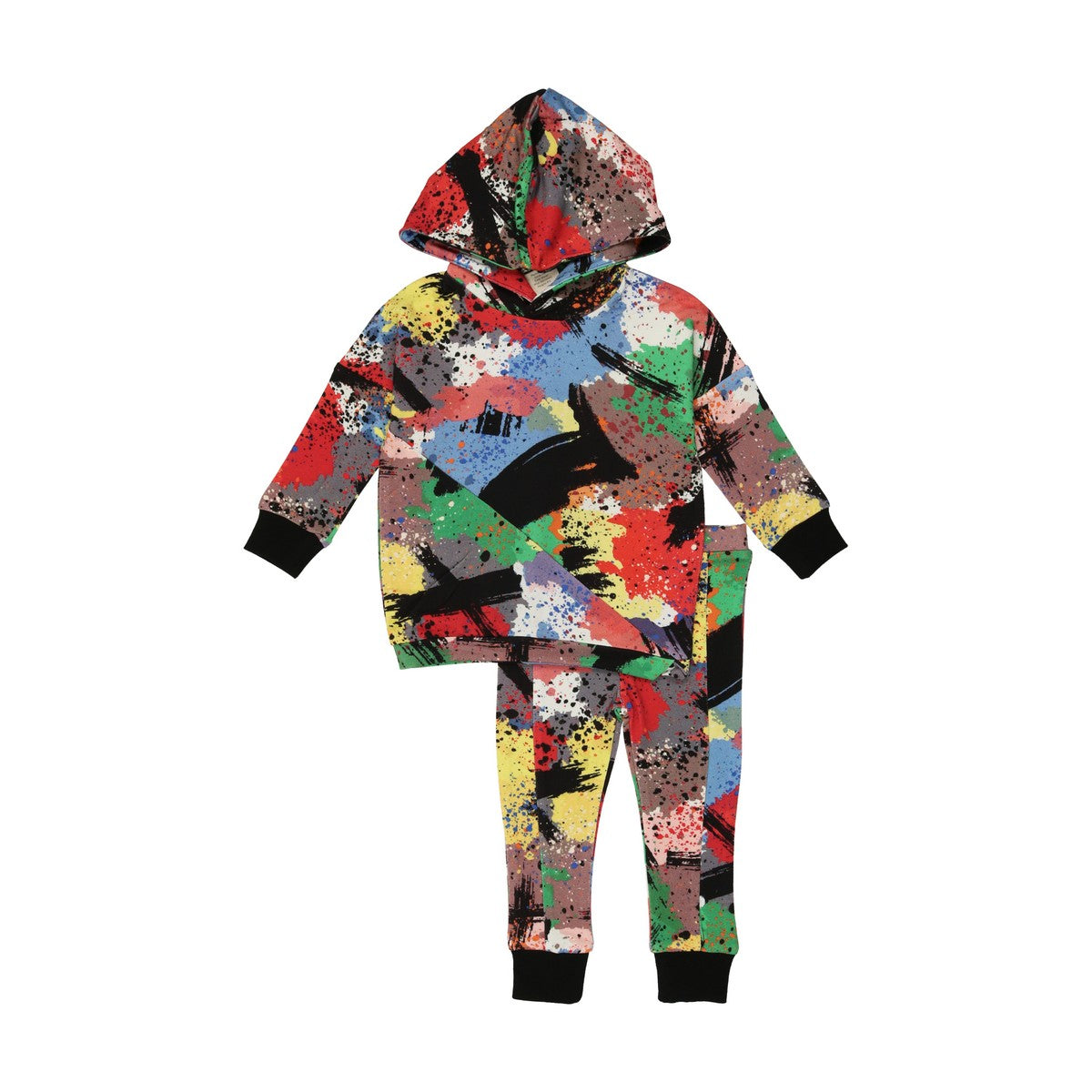 Splatter Exposed Seams Baby Set