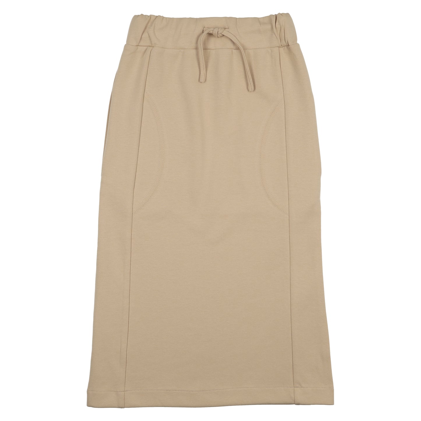 Beige Pull Skirt