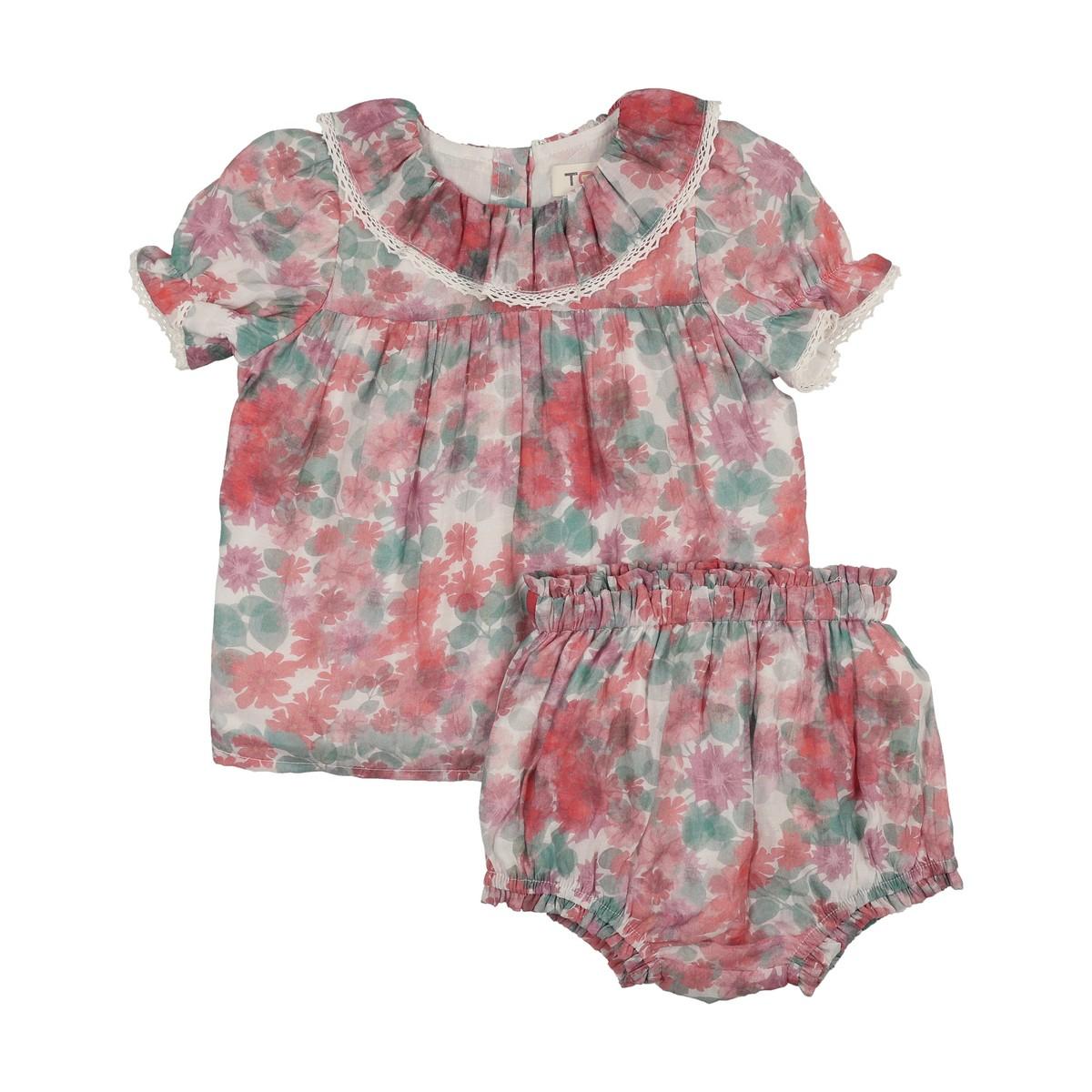 Floral Square Romper/Set