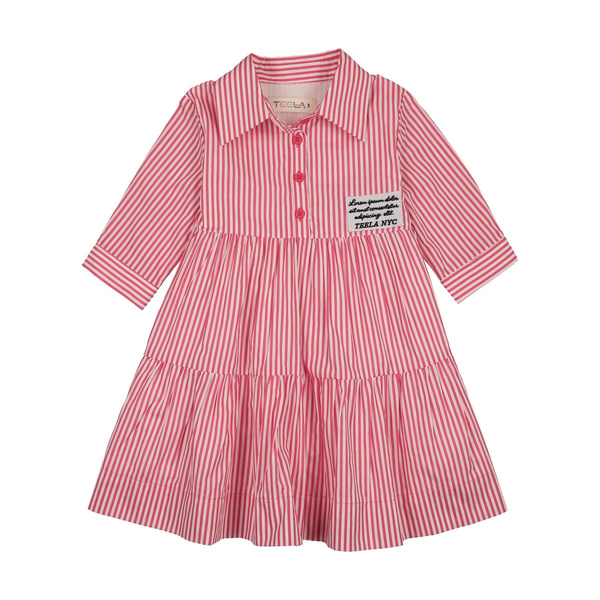 Pink Seersucker Dress – Teela Pink Seersucker Dress – Teela