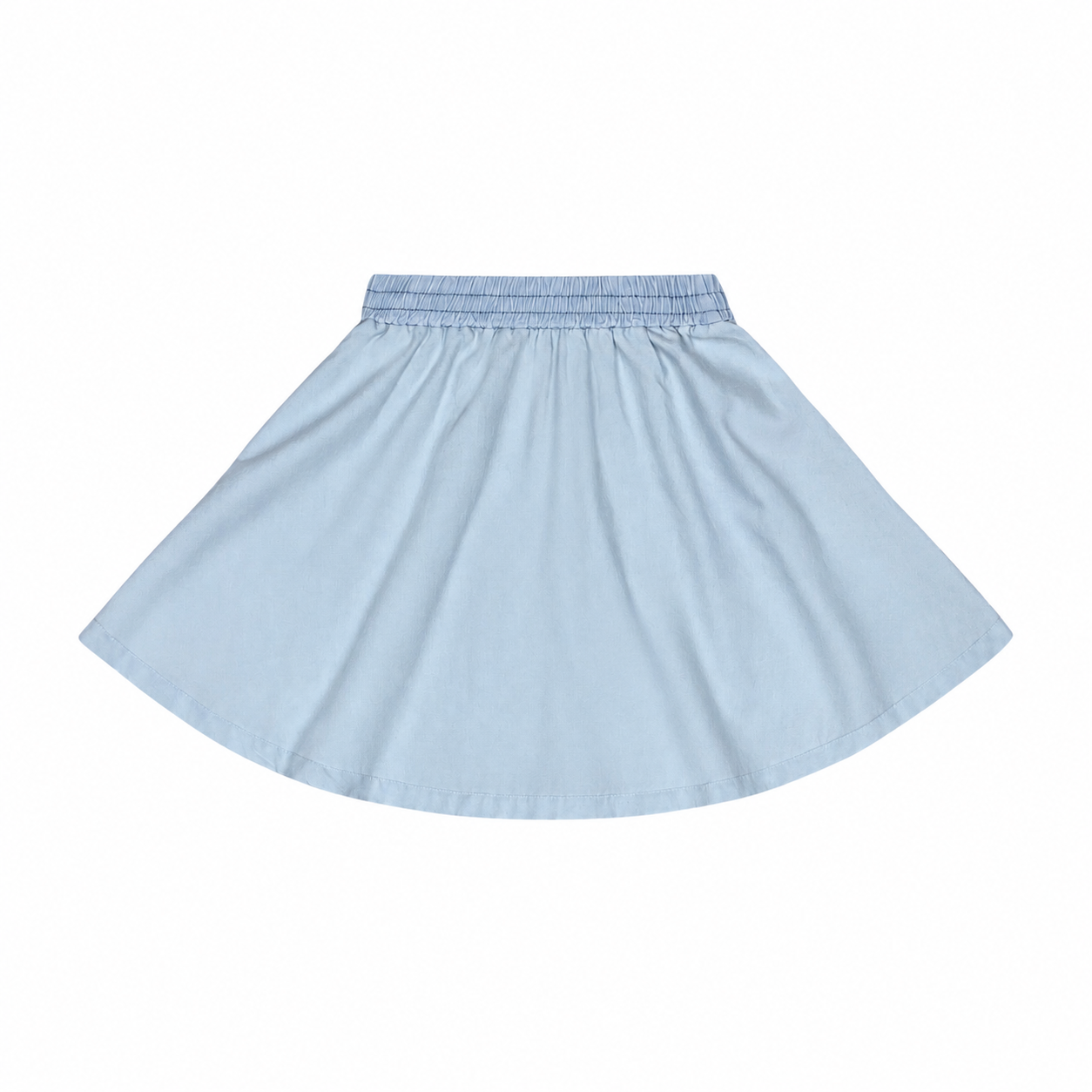 Chambray Denim Circle Skirt