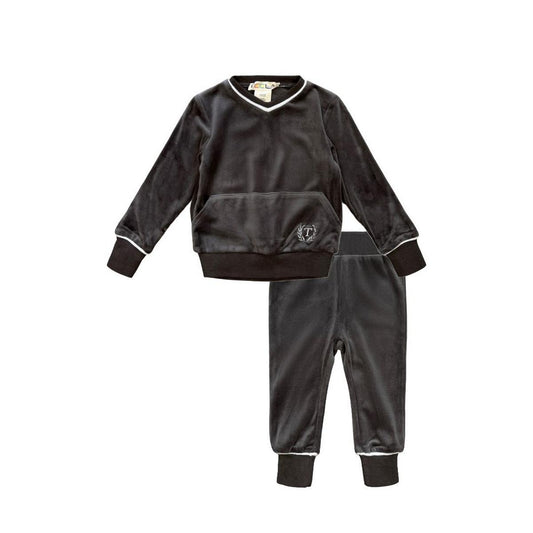 Grey Velour Set