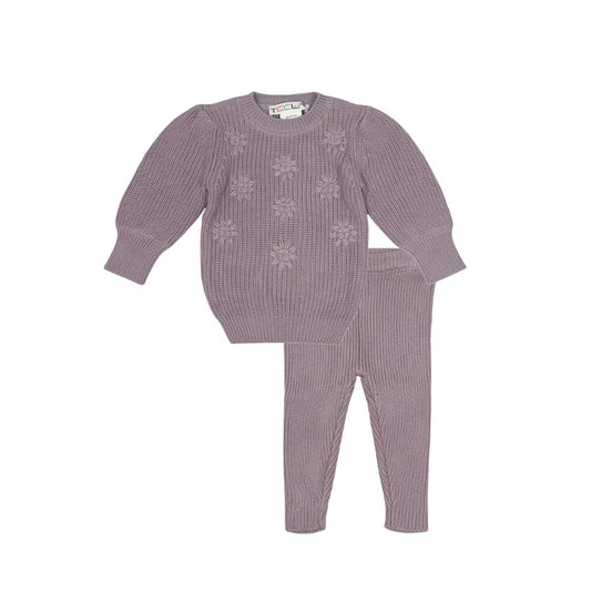 Mauve Flower Set