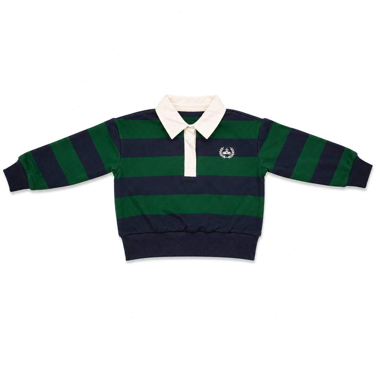 Green/Blue Stripe Polo