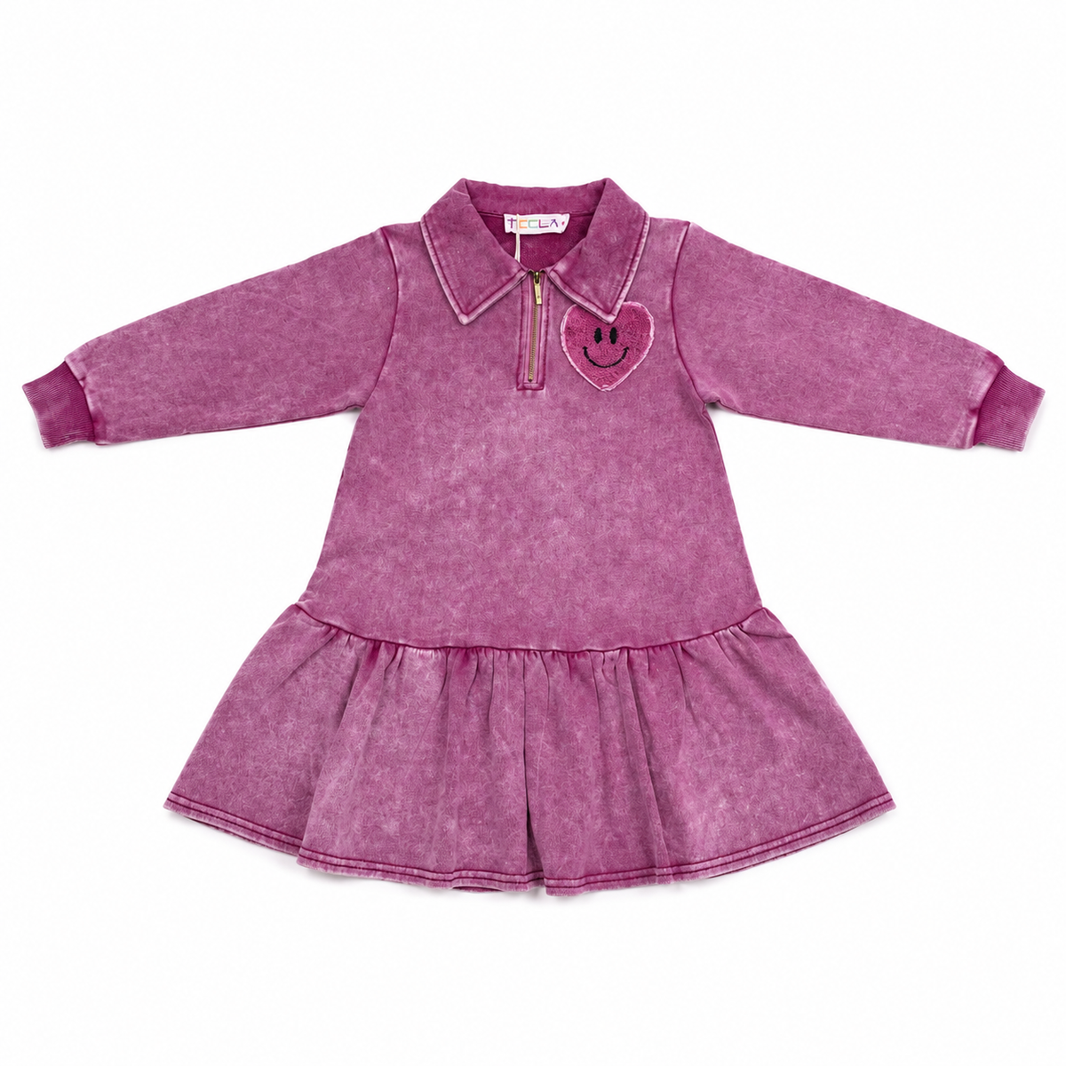 Berry Applique Dress