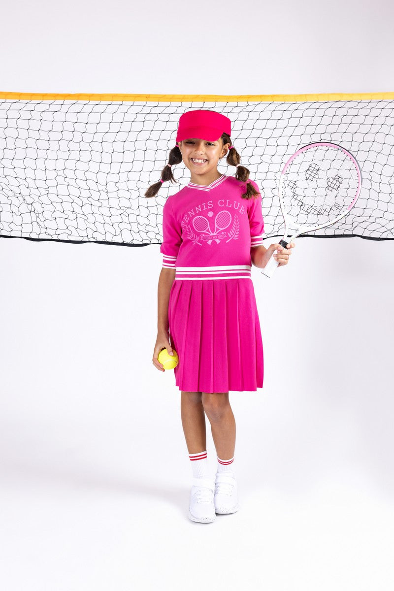 Pink Tennis Logo Dress