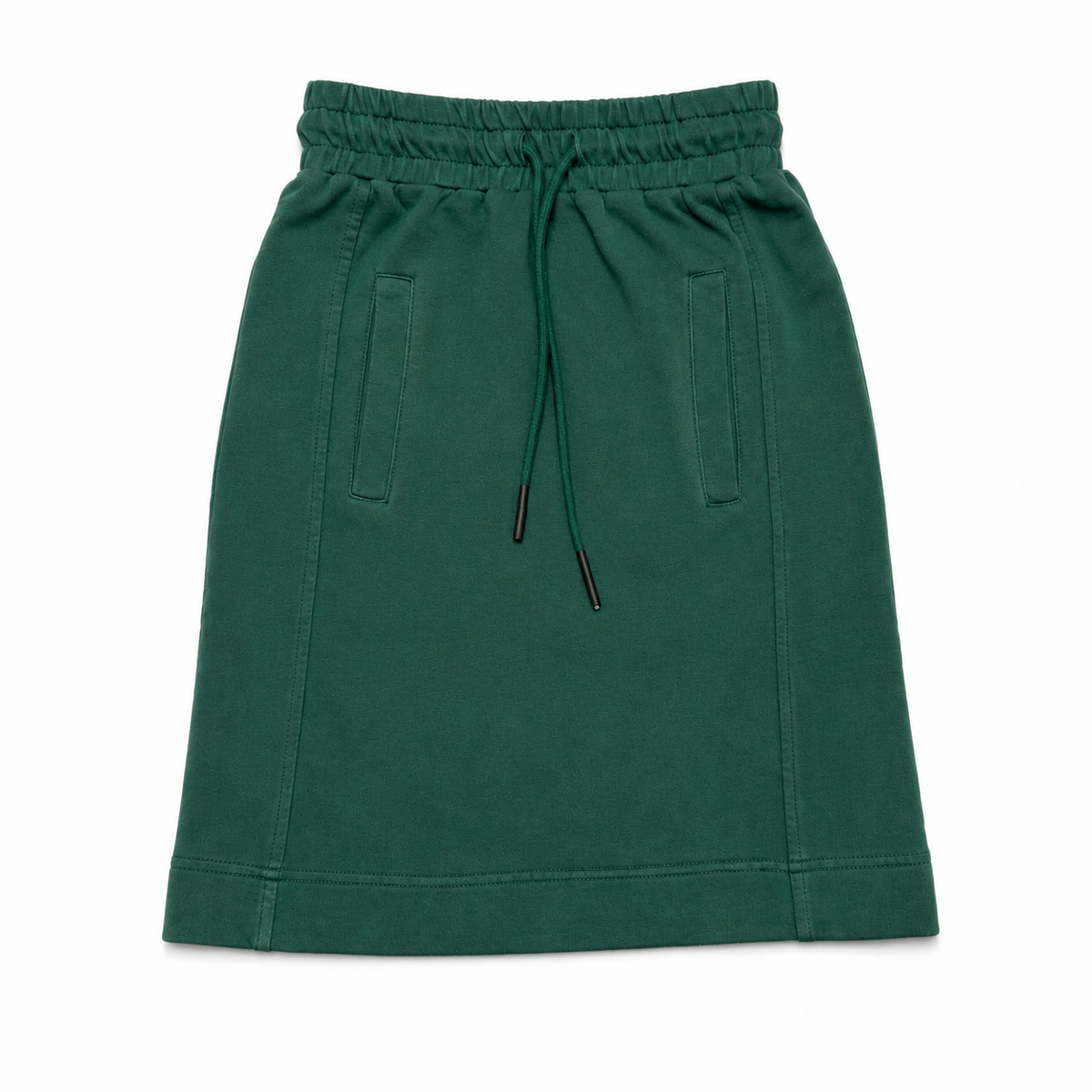 Green Fringe Short Skirt