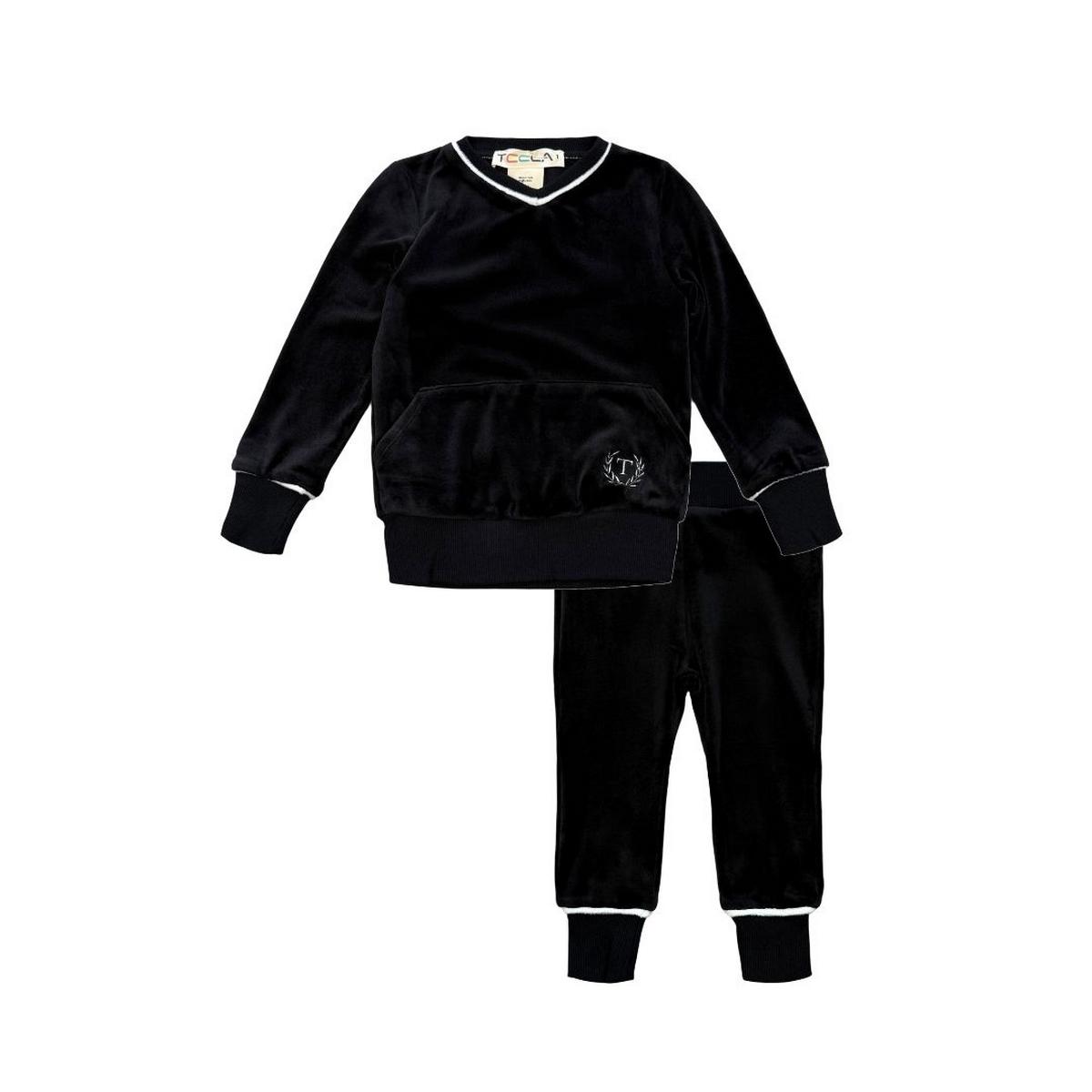 Black Velour Set