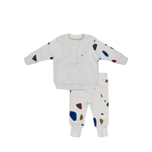 Terazzo All Over Print Terazzo Baby Set