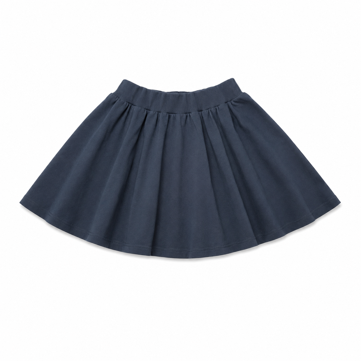 Blue Colorblock Skirt